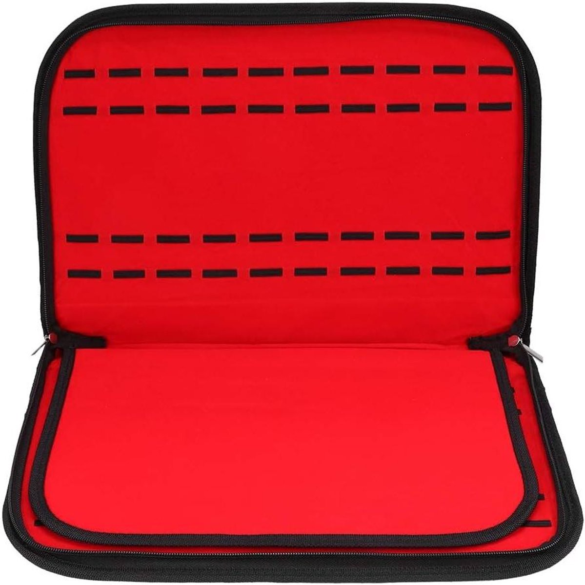 Allecta - Opbergdoos voor horloges van PU kunststof met gevlokte stof voor betere bescherming