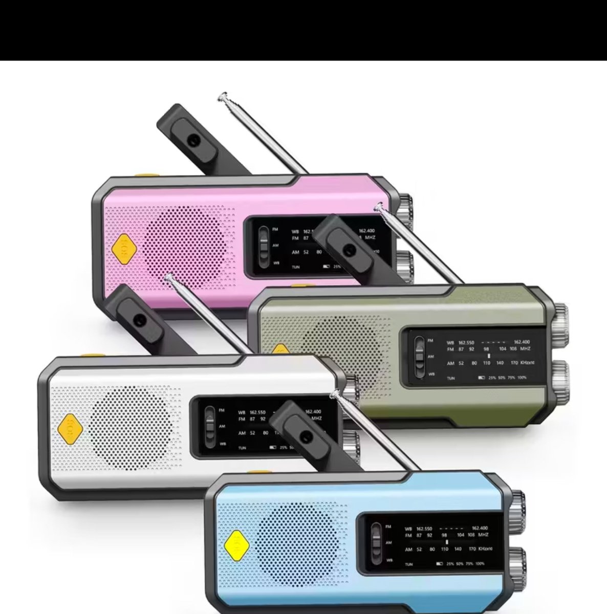 METRONIC 477252 Blanc Radio numérique DAB / FM RDS avec écran couleur LCD avec