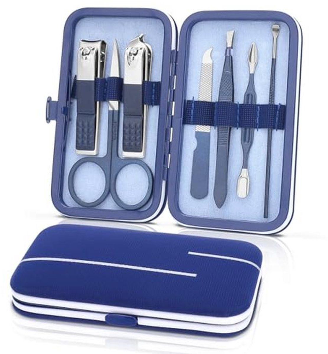 Professionele 7-in-1 Manicureset voor Nagelverzorging - Roestvrij Staal