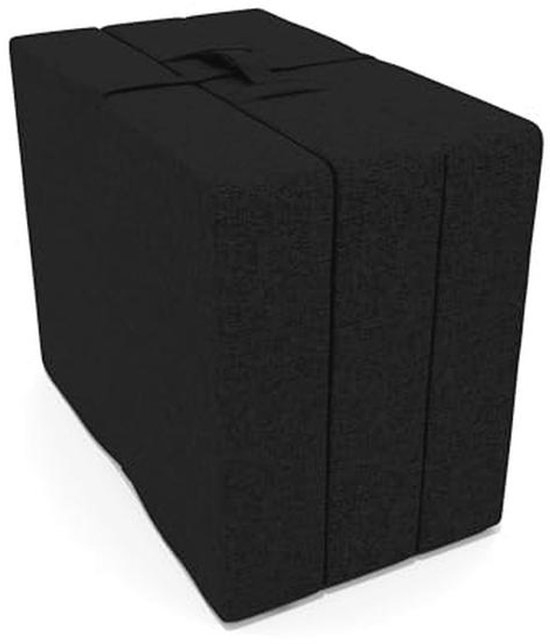 POKAR Opvouwbaar Matras 3-Delig Opvouwbaar Campingmatras Campingbed Opvouwbaar Bed Gastenbed Vloermatras Slaapmatras 80 x 195 x 15 cm, Zwart van Merkloos — afbeelding 3