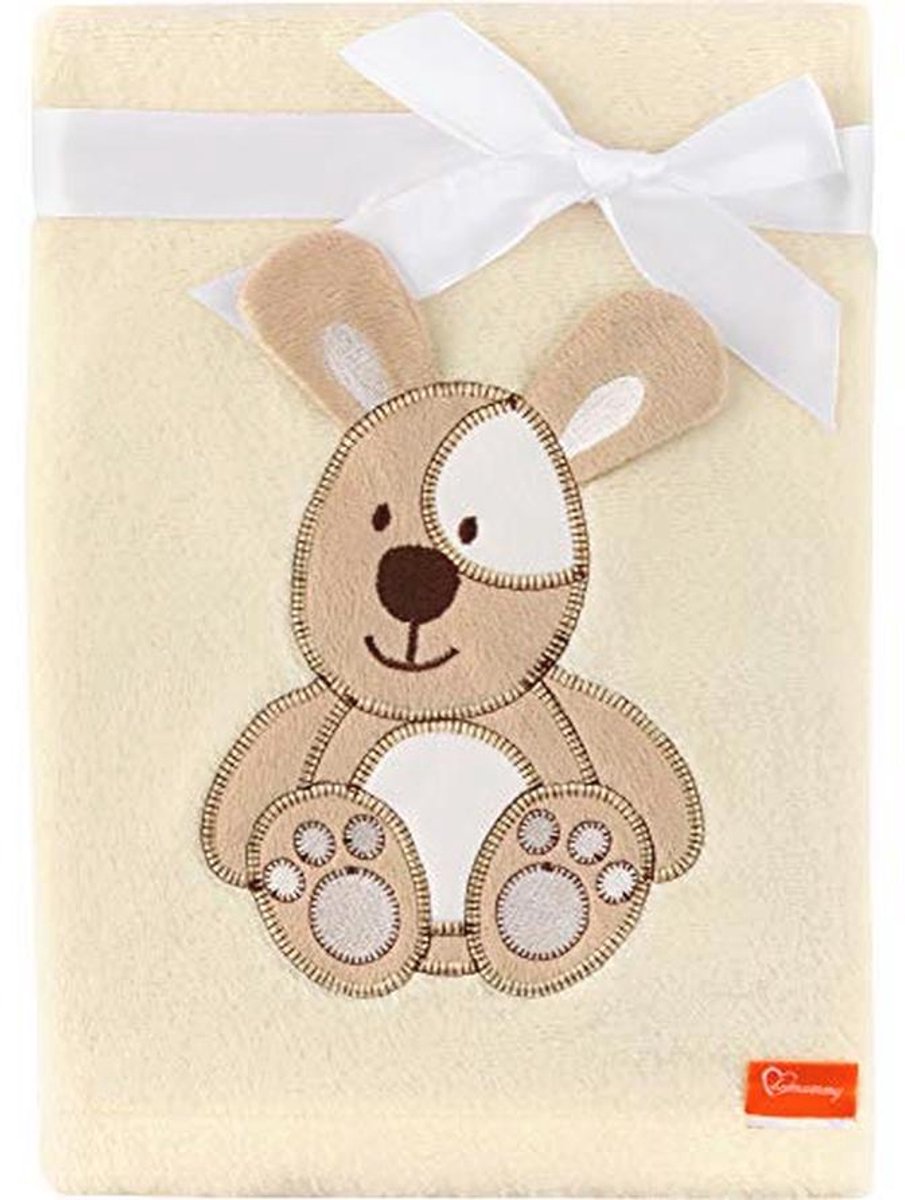 Warme kinderdeken met 3D-applicatie - Knuffel Cadeau voor Kinderen