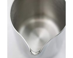 Stainless Steel Milk Jug 600ml - Perfect for Coffee and Latte Art
