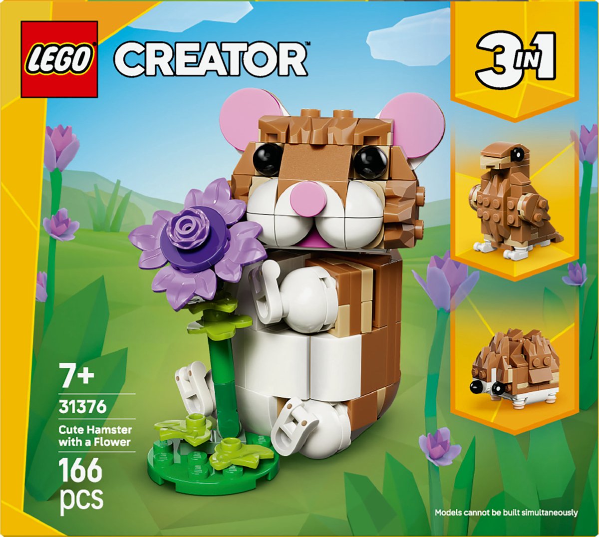 LEGO® Creator 3in1 Schattige Hamster met Bloem - 31376 — afbeelding 22