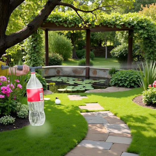 Plantenspuit - Drukspuit - Hogedruk Handdouche Met Verstelbare Sproeikop - Tuinsproeier - Handpomp drukspuit - Tuinsproeier voor gazon en tuin van Merkloos	 — afbeelding 5