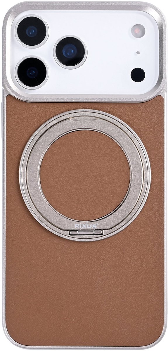 Rixus MagWrap Case For Apple iPhone 17 Pro Max Brown