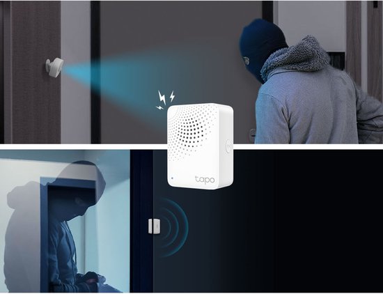 TP-Link Tapo H100 Smart Hub- met bel — afbeelding 4