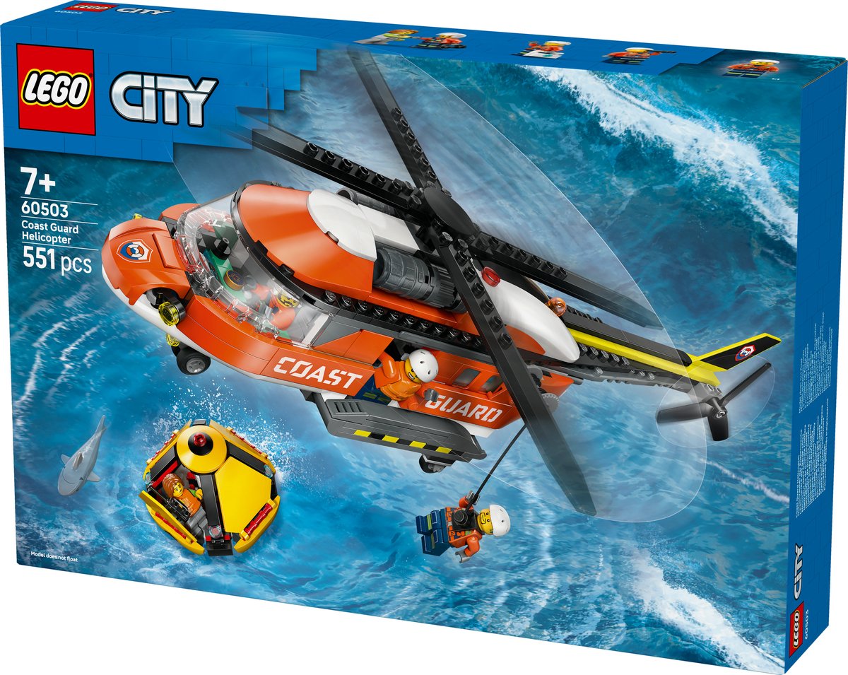 LEGO City Exploration - Kustwacht Helikopter - 60503 — afbeelding 13