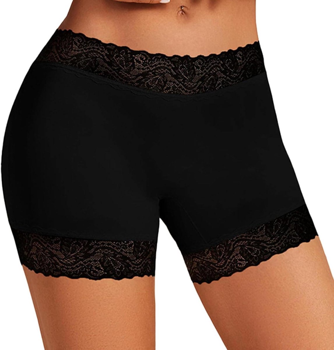 Cosensi Hoge taille Shapewear onderbroek voor dames van kant met figuurvormende korsetbroek Any