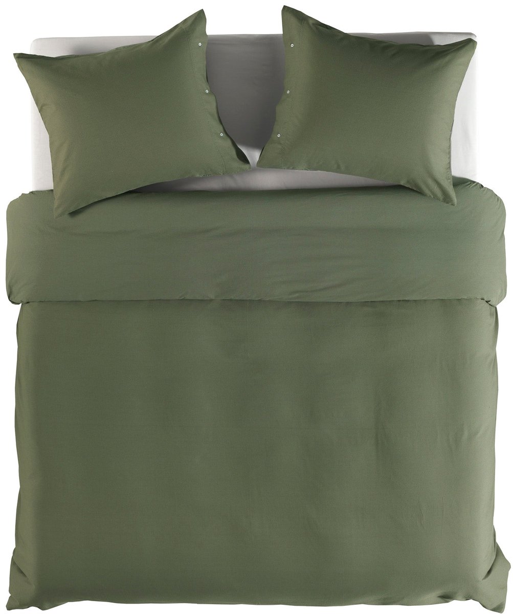Yellow Cialda Dekbedovertrek - Tweepersoons - 200x200-220 cm - Army Green