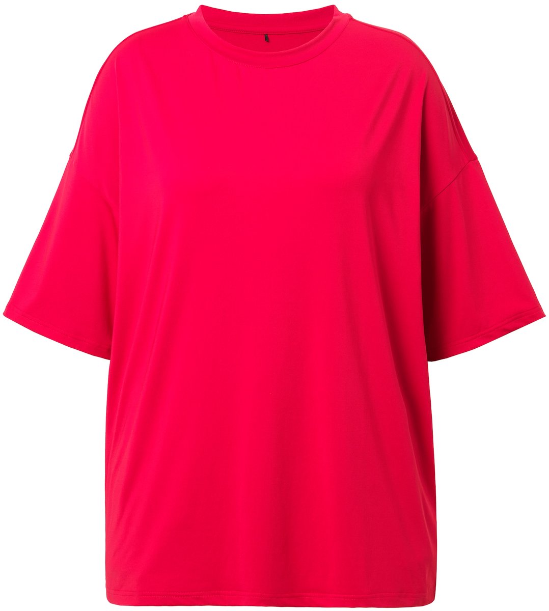 Studio Untold - Dames - T-shirt statementprint - Rood - Maat 42+