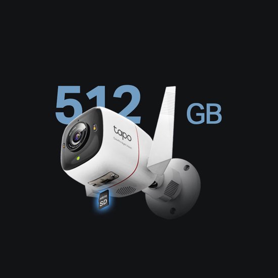 TP-Link Tapo C325WB Beveiligingscamera buiten - 2K QHD - ColorPro