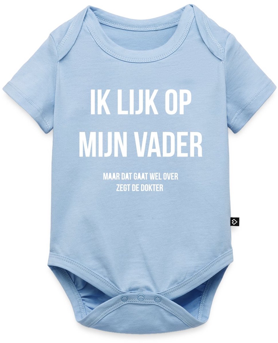 Ik Lijk Op Mijn Vader Citaat Baby Rompertje Met Korte Mouwen