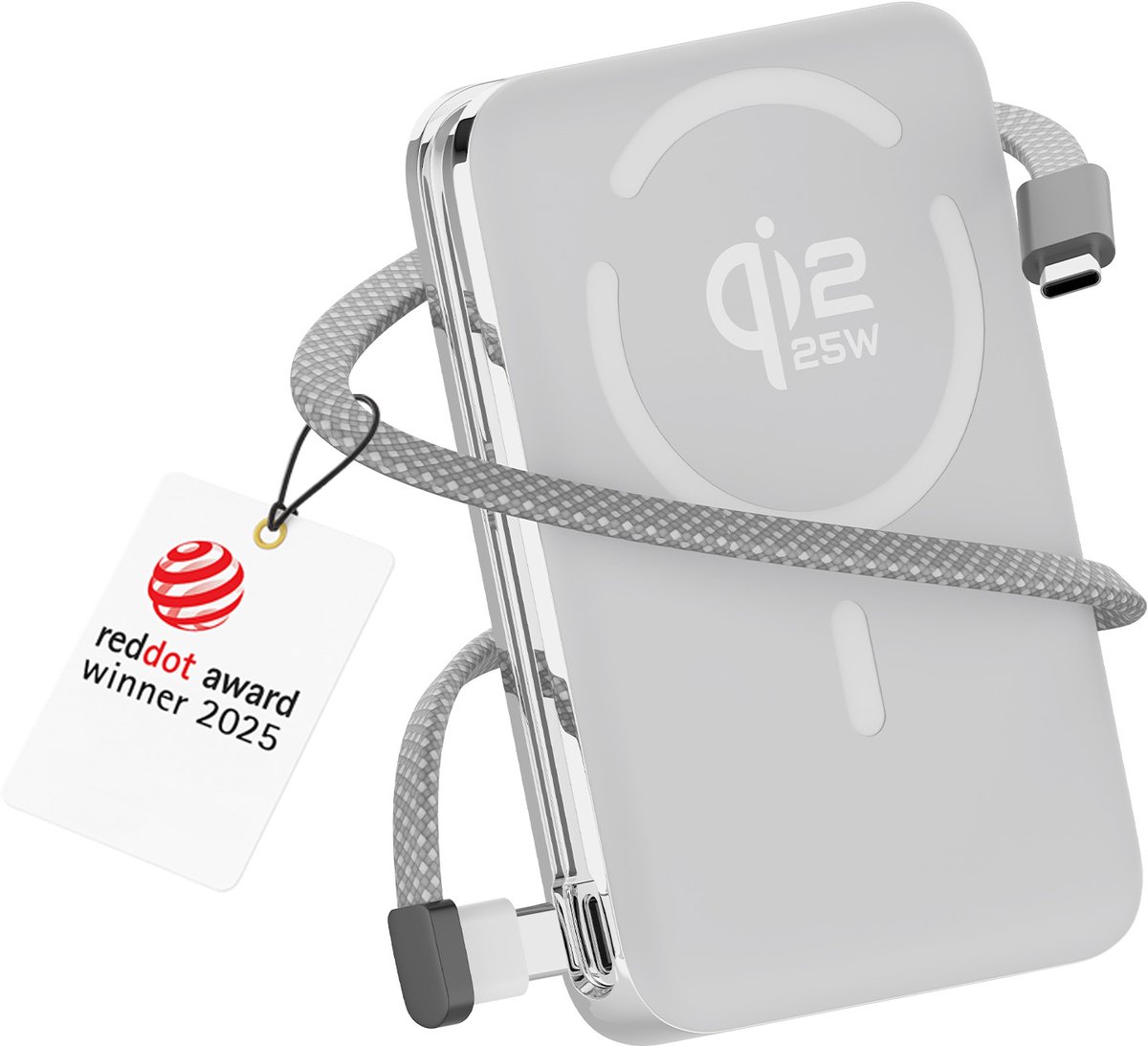 WanderS Magnetische Powerbank Qi2.2 25W
