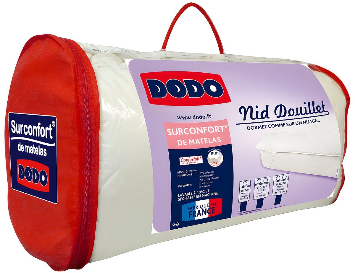DODO Dekmatras DODO NID DOUILLET - 160 x 200 cm