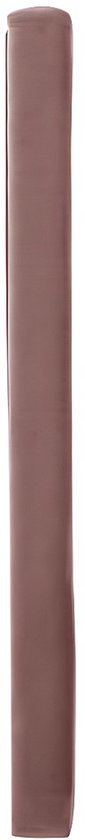 Tête de lit JENNA - Velours - 160cm - Vieux rose L 160 cm x H 92 cm x P 7 cm