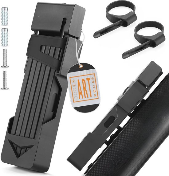 Antivol pliable Solacis - Antivol de vélo - Antivol de scooter - Antivol de fatbike - Cadenas - Must !