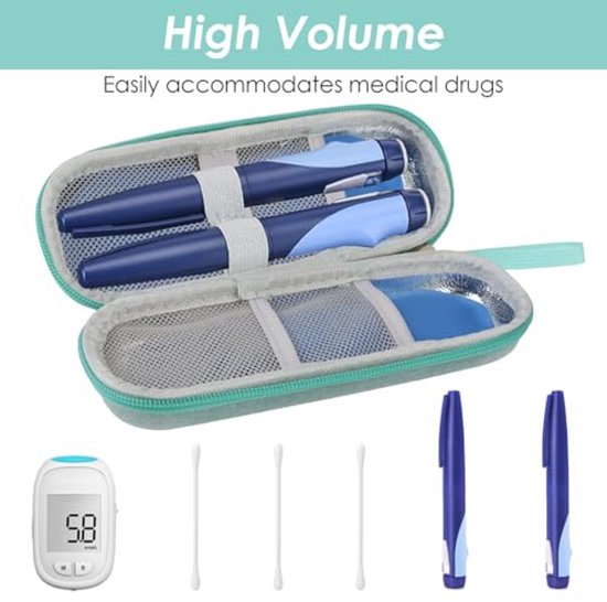 Koeltas voor Diabetici - Draagbaar en Compact voor Insuline en Medicatie — afbeelding 3