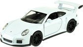 Welly Schaalmodel Porsche 911 Gt3 Rs 1:34 Diecast Wit 11 Cm