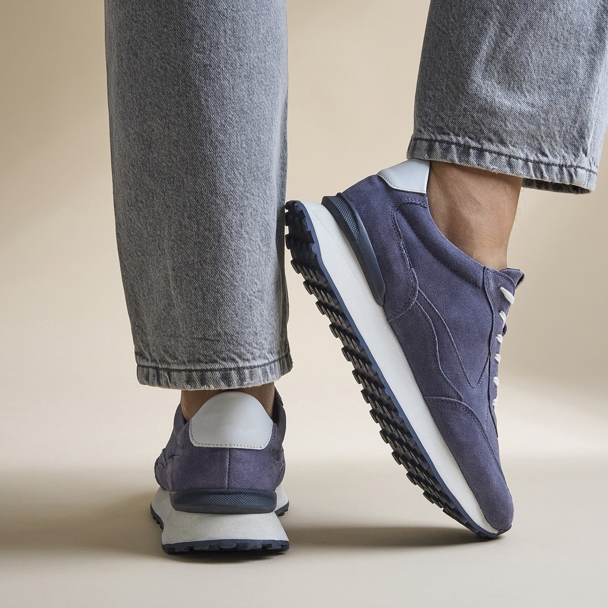 Vertice Sneakers blauw Suede - Maat 46