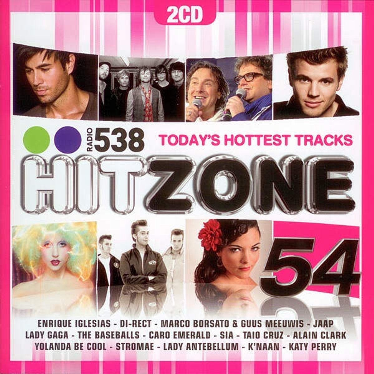 Hitzone 54 - Dubbelcd met hits van Stromae, K'Naan, Lady
