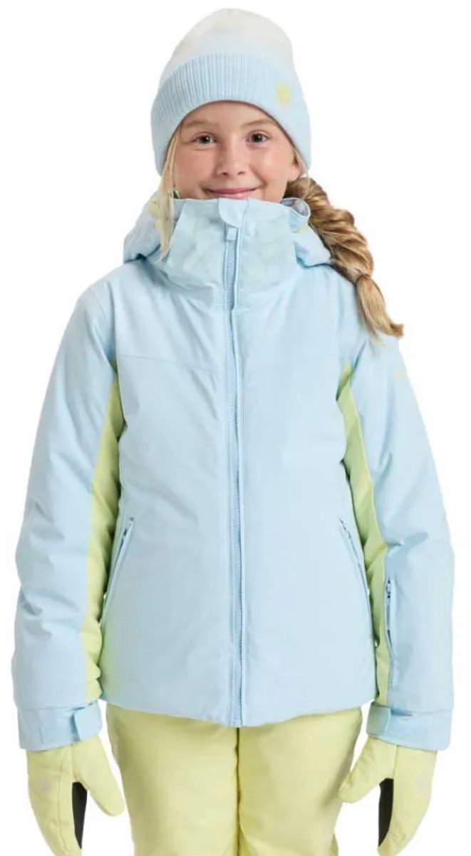 Roxy Free Jet Block Jas 16 Years Meisje Blauw