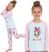 Pyjama deux pièces DISNEY Daisy pour filles, pyjama polaire chaud à manches longues