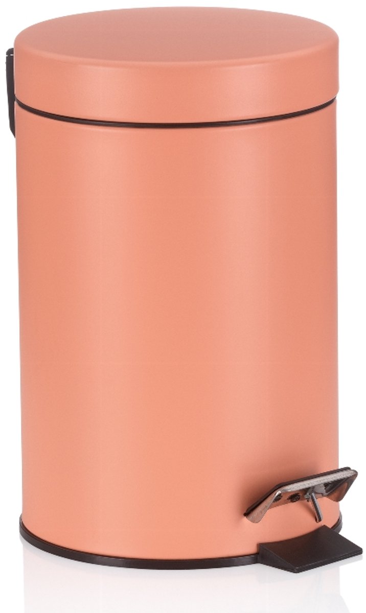 Kela - Monaco Prullenbak met Pedaal Peachy Pink 3 liter