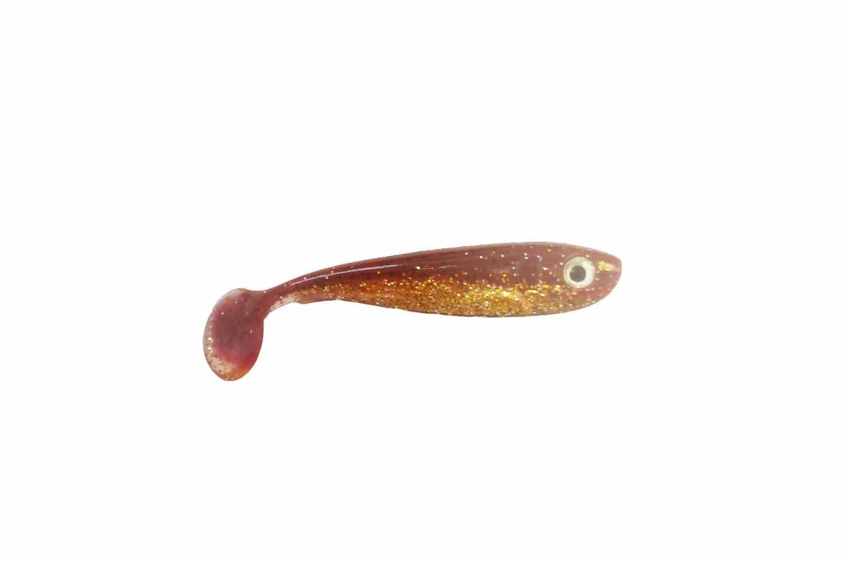 Predox Predox Willy Wonker Shad 6,5 cm – Actieve en duurzame roofvis shad verkrijgbaar in diverse kleuren Brown Goby