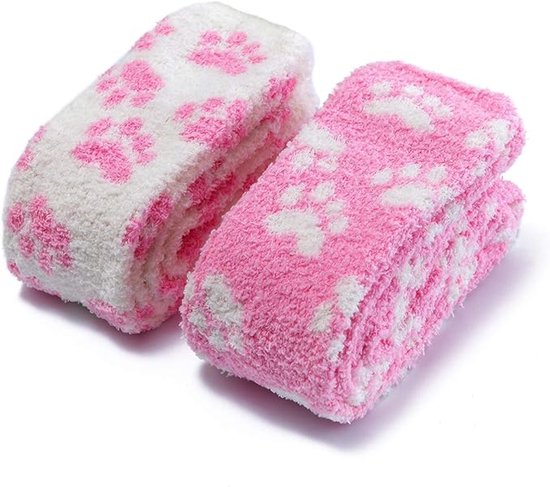 Knuffelsokken dames: warme huissokken met stoppers, ideaal voor de