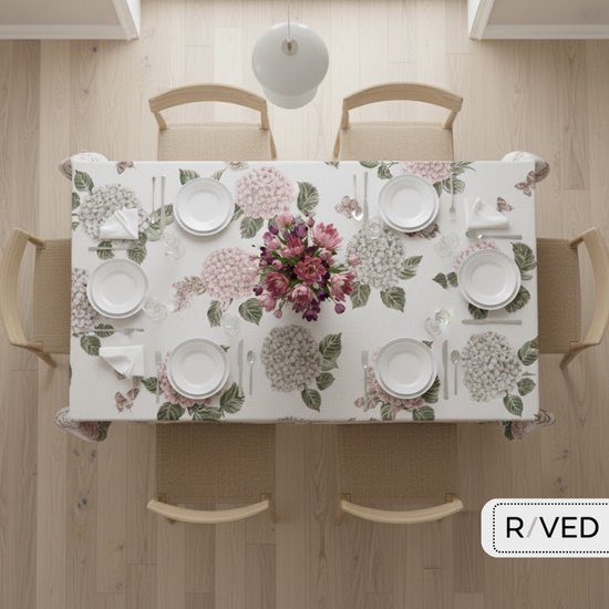 Nappe Raved Hortensia 140 cm x 220 cm - Violet - PVC - Lavable
