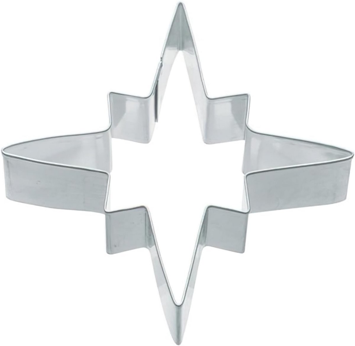 Cookievorm Ster Medium 7.5 cm Zilver
