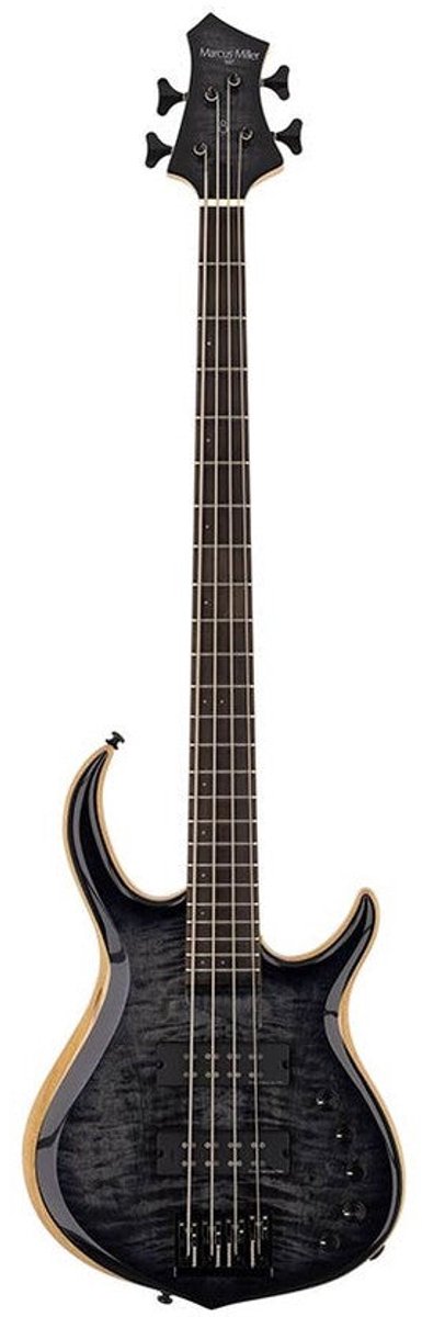 Sire M7+ S4/TBK Marcus Miller 4-Snarige Basgitaar Transparent Black