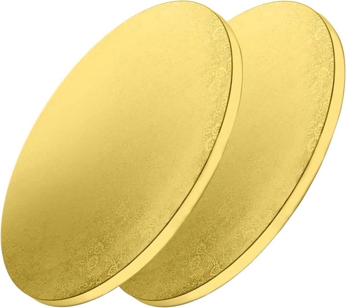 Ronde Taartkarton 30cm 12mm - Goud - 2 stuks - Herbruikbaar