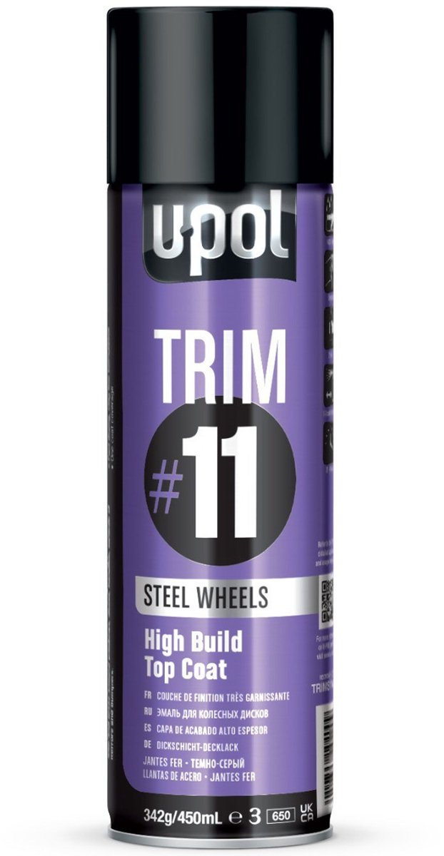 U-POL #11 Velgenlak Steelwheel spuitbus 450ml