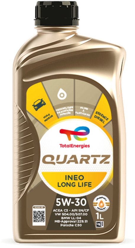 Total Quartz Ineo LongLife 5w30 motorolie 1 liter