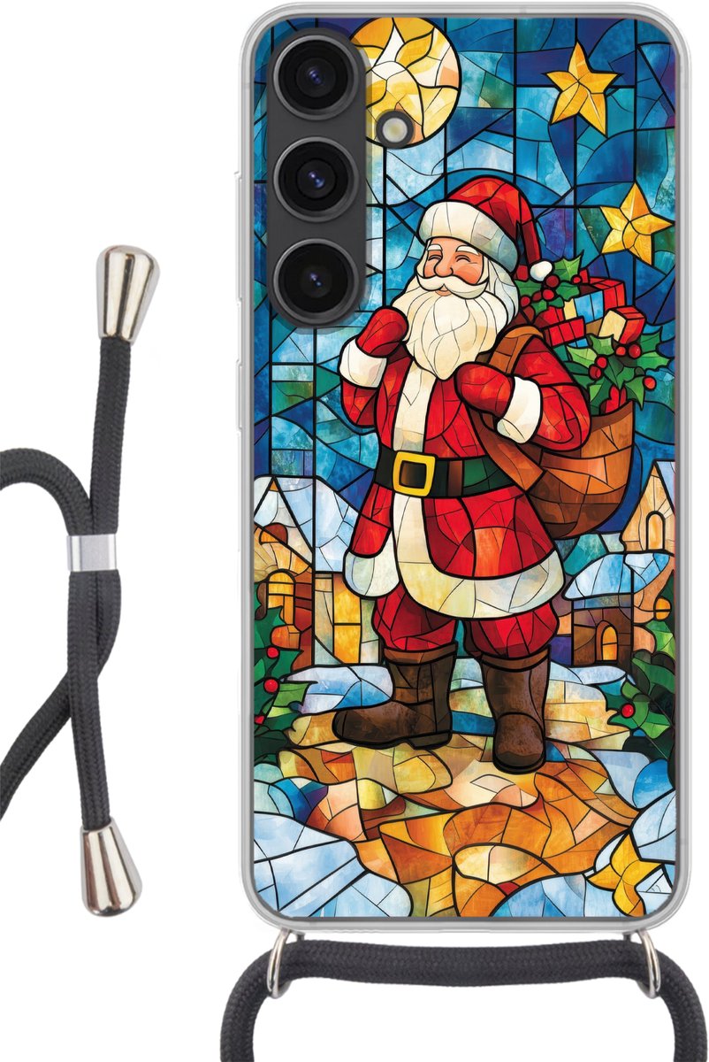 Kerstman - Glas - Kleurrijk