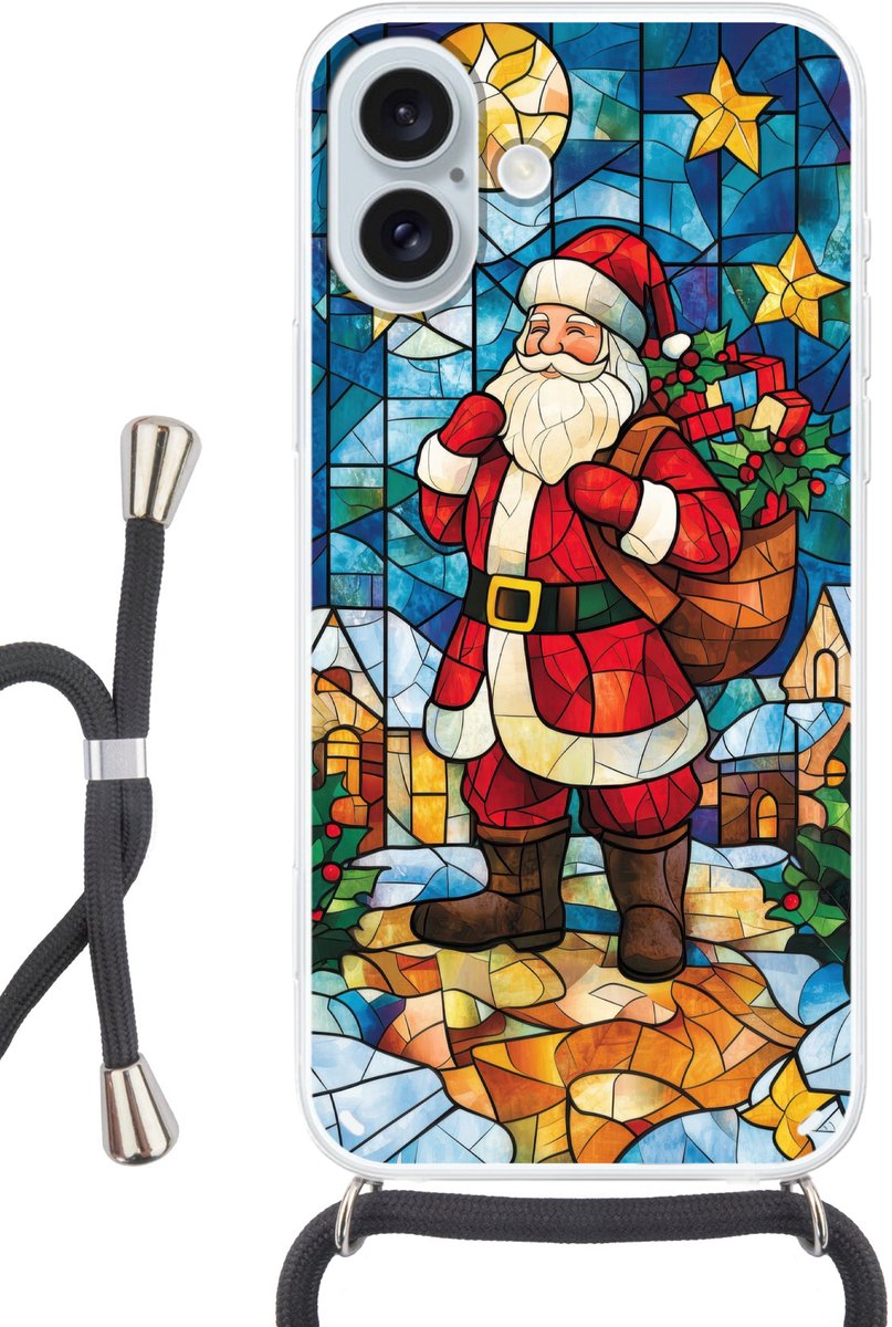 Kerstman - Glas - Kleurrijk