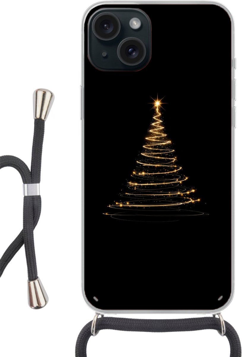 Magisch - Kerstboom - Lichtspiralen - Zwart