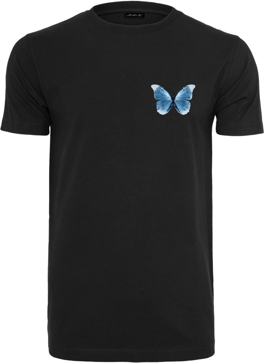 Mister Tee Butterfly Winter Heren T-shirt XS Zwart