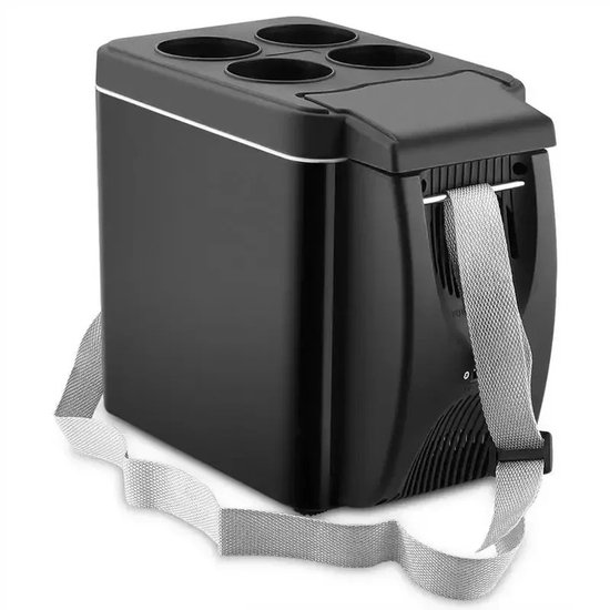 Aafinity Koelkast - Mini Koelkast - Koelbox - 6 Liter - Voor in auto - Voor onderweg - Voor camping of picknick - Zwart - 12 VOLT van Aafinity — afbeelding 5