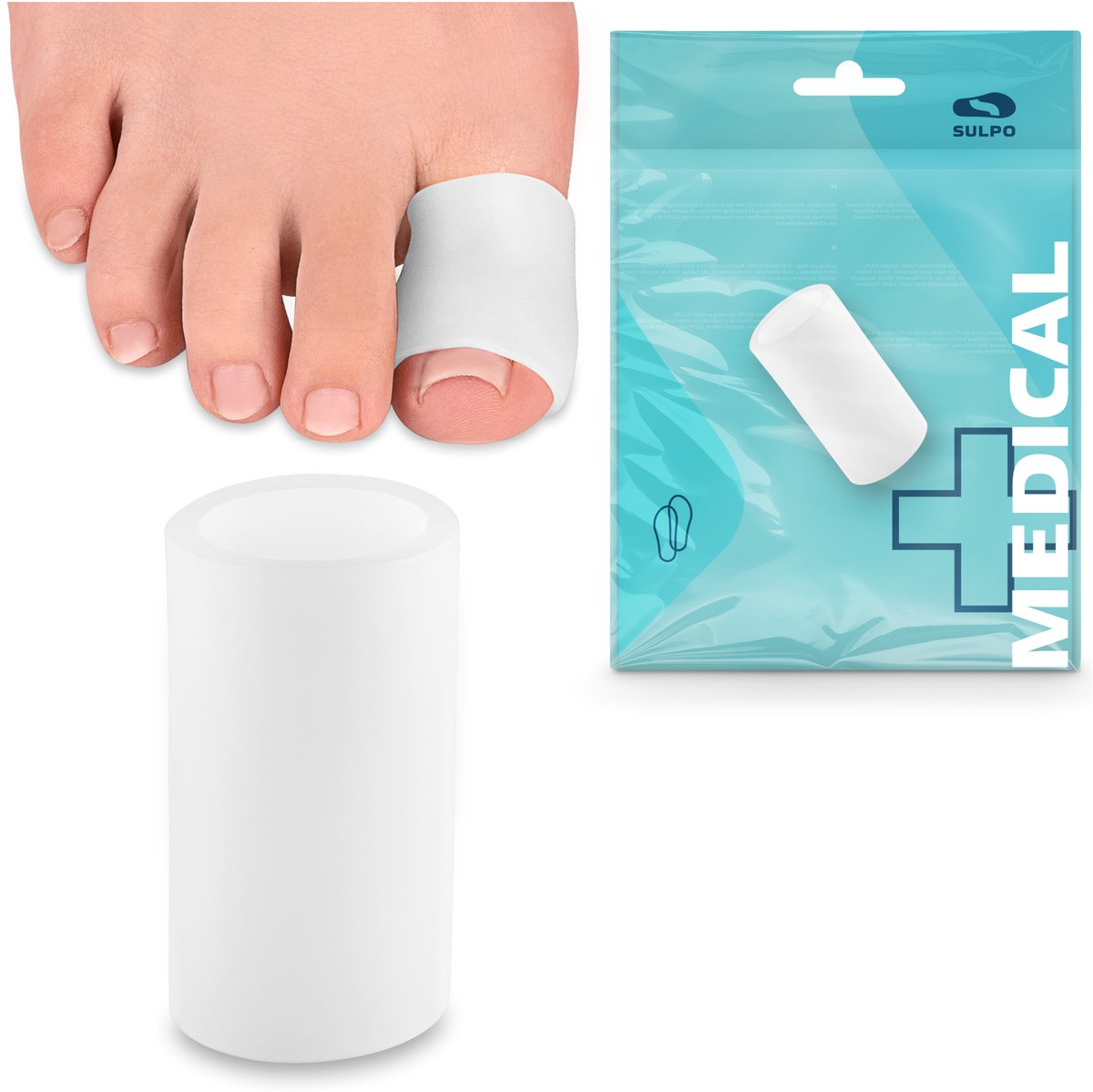 Gel Kuitbeschermer voor Tenen - Anti-wrijving Bescherming