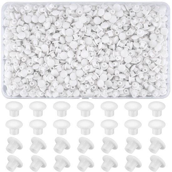 150 stuks afdekkapjes voor boorgaten, 6/8/10/12/14/16/18/20/22/25 mm blindstoppen, kunststof lochstoppen, zwarte afsluitstoppen voor kasten, machines, meubels