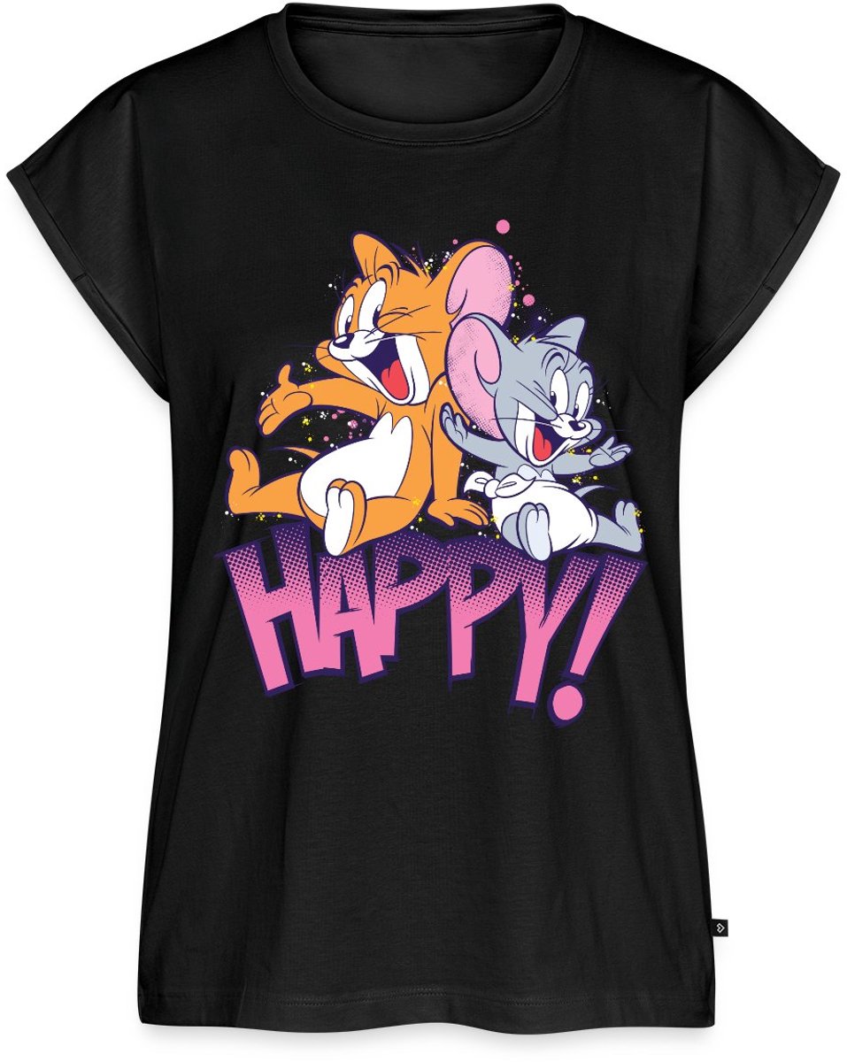 Tom En Jerry Met Nibbles Vrouwen Premium Bio Top