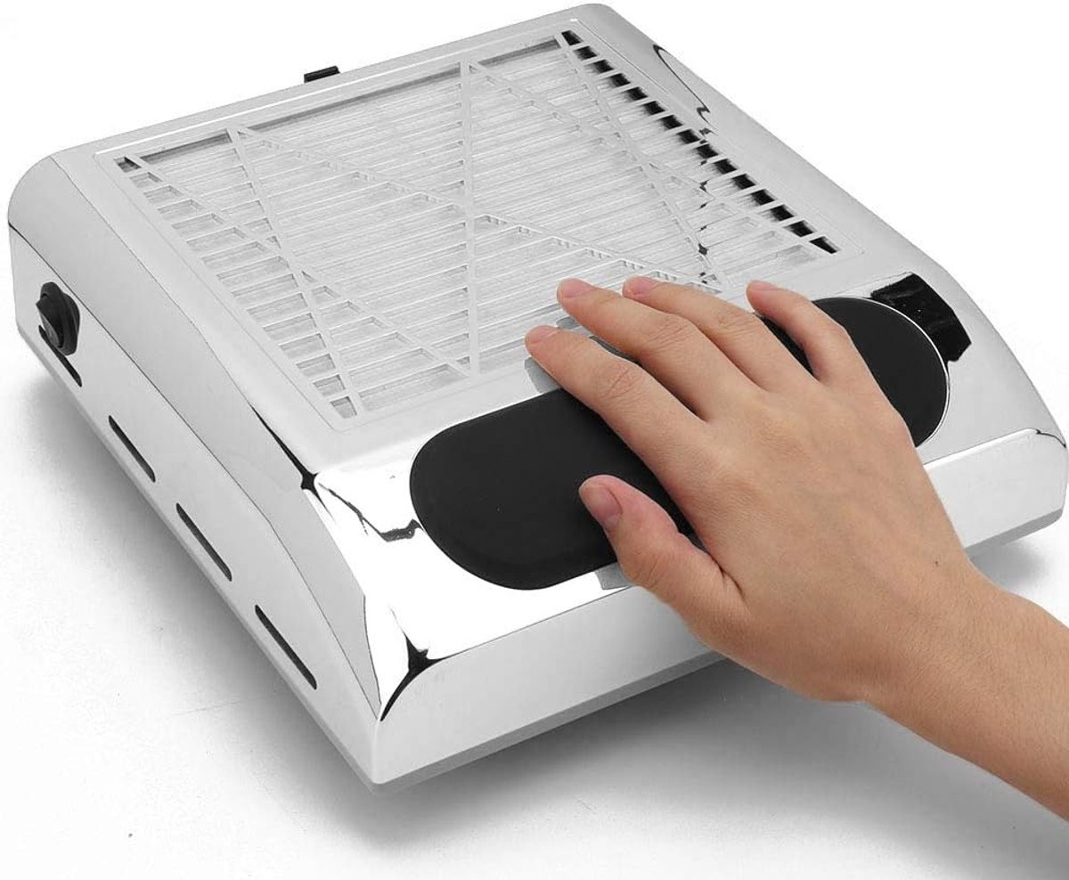 Nail extractor - dust extractor - 80W nail dust collector - spilled filter - nail art vacuum cleaner - manicure - krachtige zuigkracht
