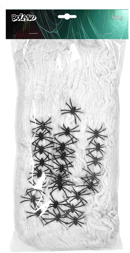 Boland - Spinrag met spinnen 500 g - Horror - Horror