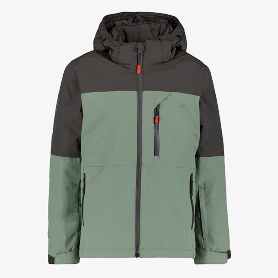 Mountain Peak kinder ski-jas groen 10000 mm waterkolom - Maat 128