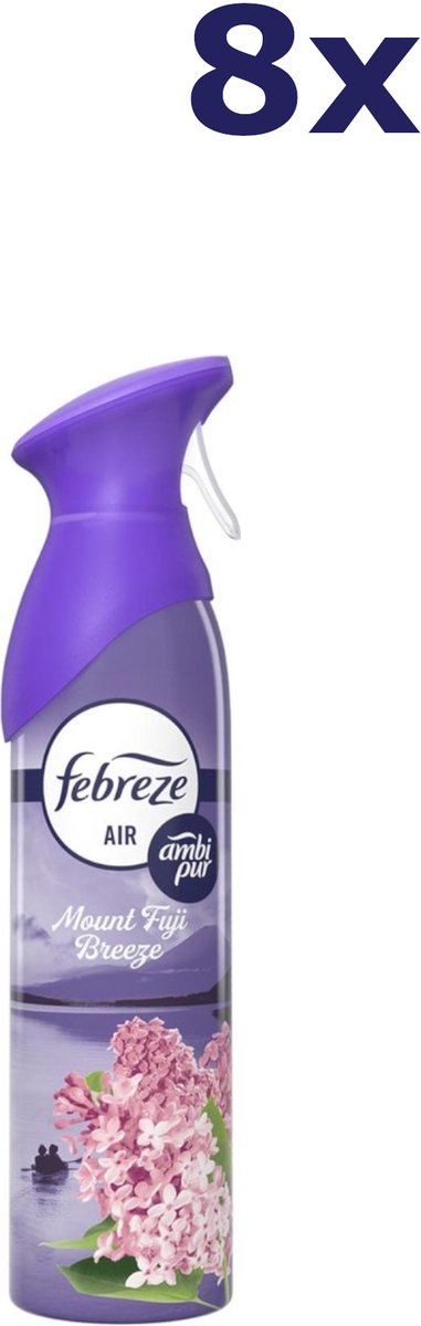 8x Febreze Spray - 185ml - mount fuji breeze