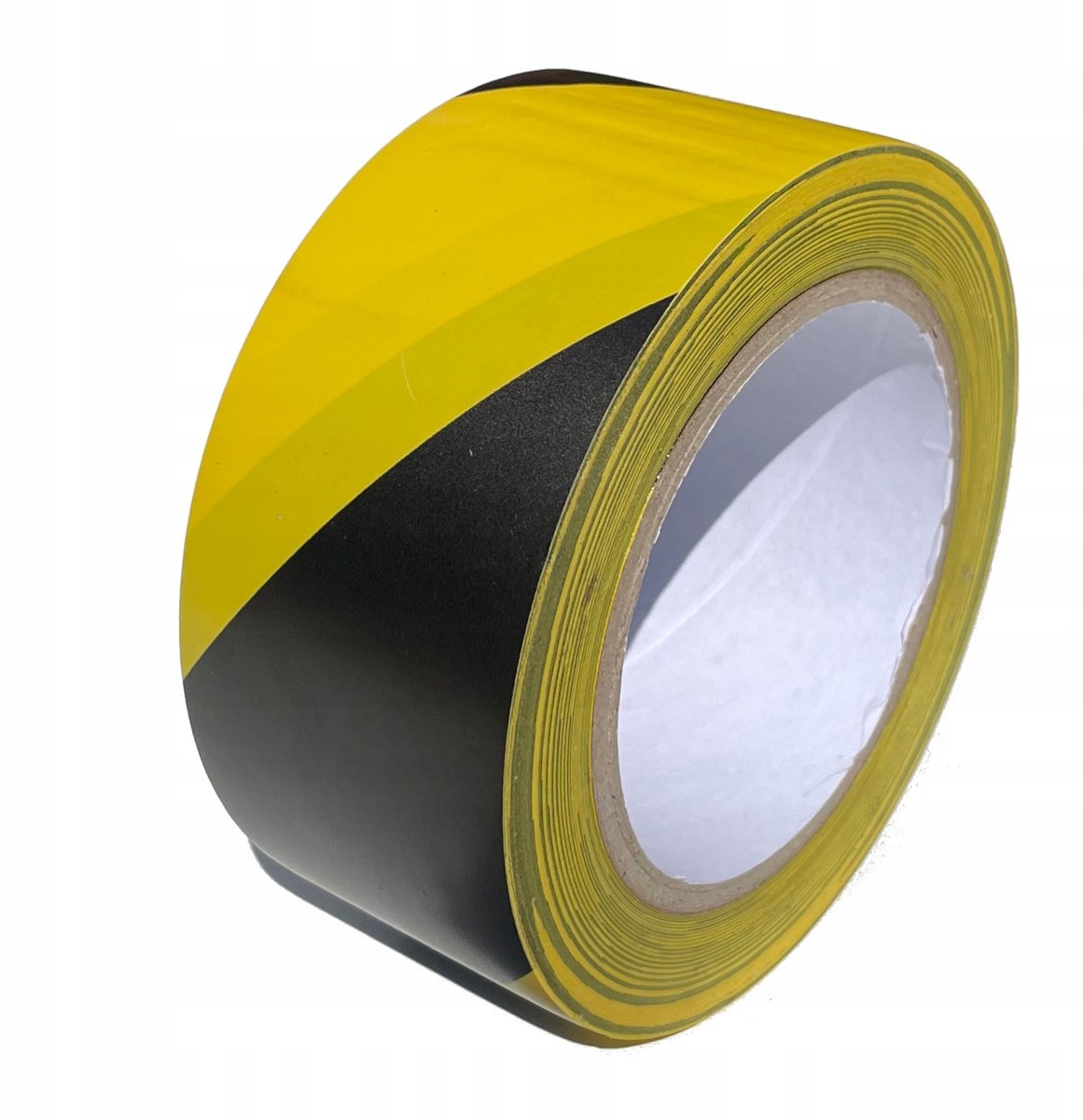 Zwart-gele waarschuwingstape 50mm x 33m - zelfklevend markeringstape