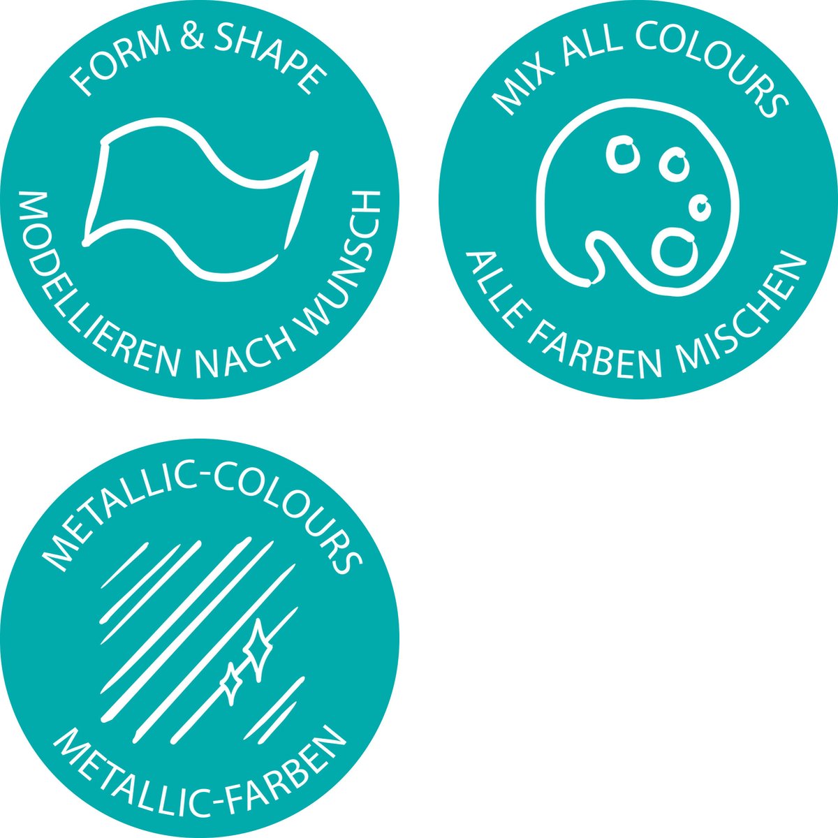 Fimo effect metallic 57g parelmoer — afbeelding 6