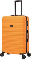 Valise de voyage BlockTravel L à double roulettes 95 litres - serrure TSA intégrée - légère - orange